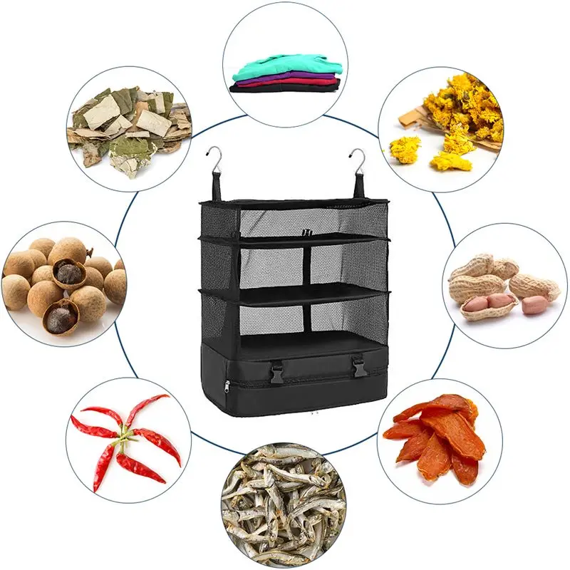 

Portable Travel Storage Bag Travel Luggage Outdoor Storage Laundry Hanging Holder Organizer Collapsible Camping Towel Package