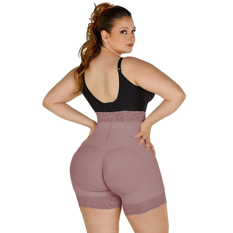 Booty Shaper Short High Waist Large Size For Gaine Amincissante Femme Tummy Control Thigh Slimming Technology Underwear