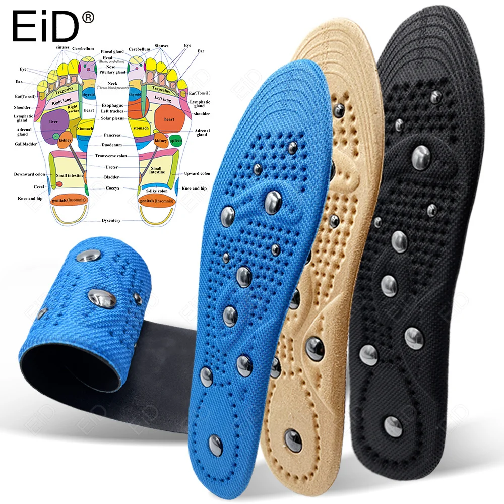 

EiD Magnetic Therapy Foot Acupressure Massage Insoles for Shoes Sole Cushion Sport Running Orthopedic Insole shoes pad Man women