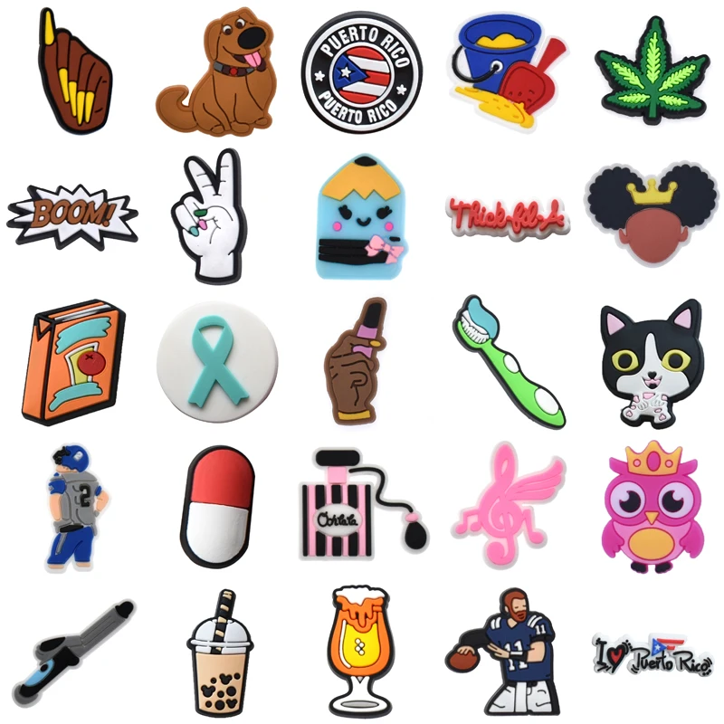 

Para Pins Shoes Accessories Women Charm Packs Kids Gifts Set Jeans Men Wholesale Bulk Shoe Charms Girl Boy Decorations for Crocs