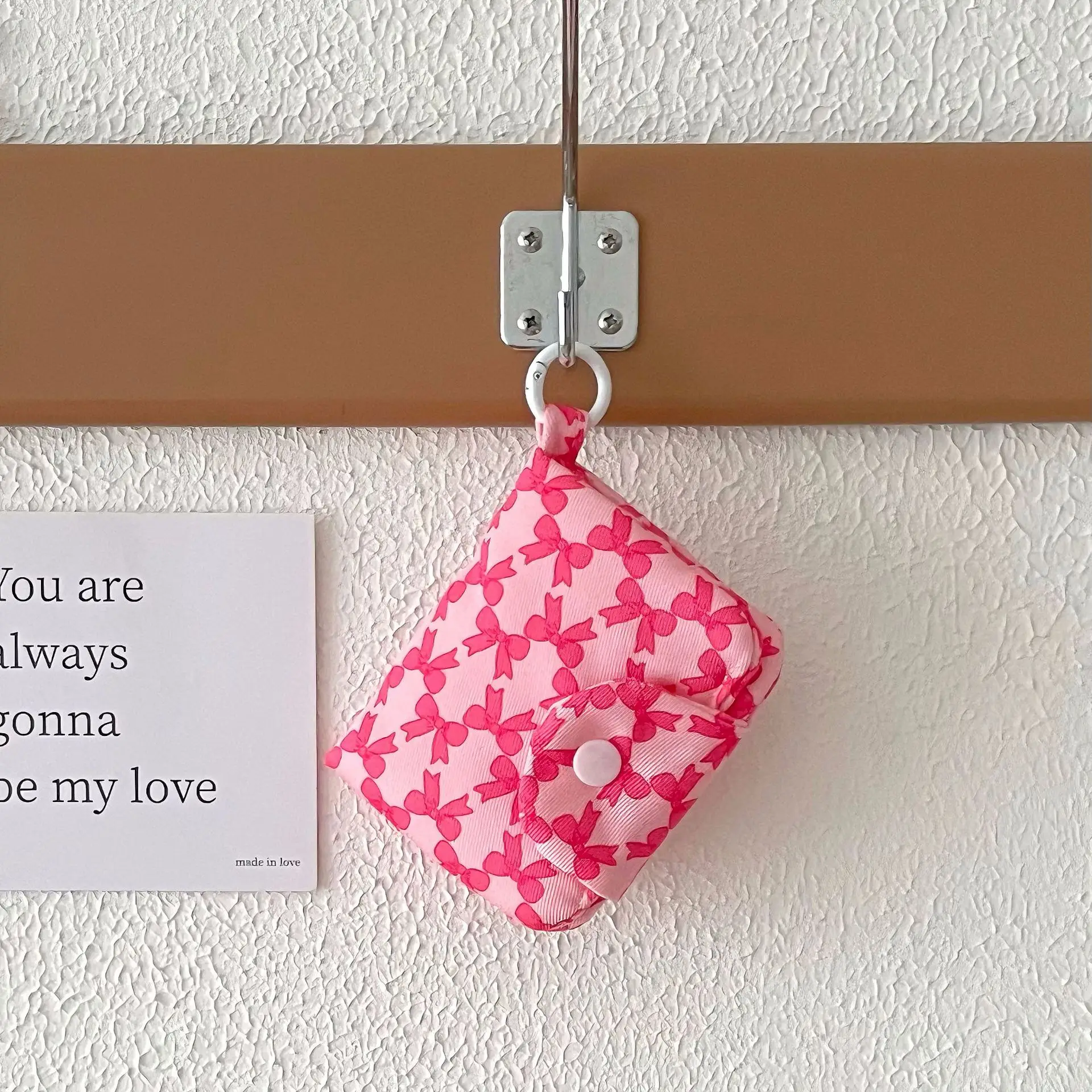 

Милый тканевый кошелек для девочек