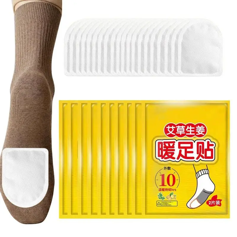 Зимняя теплая нашивка для ног 20X маленькая нагревательная активируемая воздухом