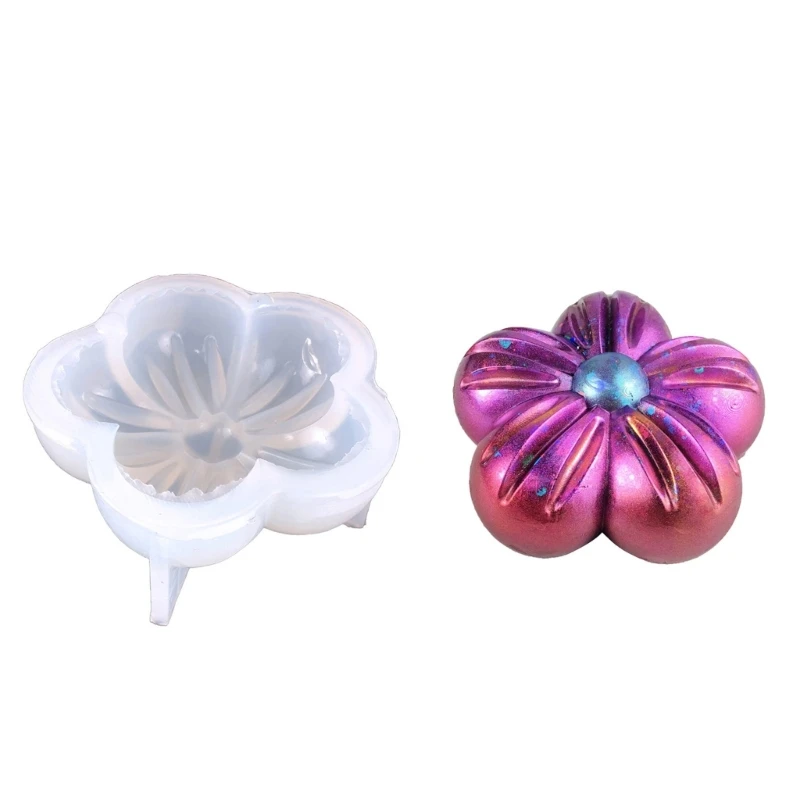 

Froal Resin Mold Five-petal Flower Epoxy-Casting Mold Non-Stick Washable-Mold