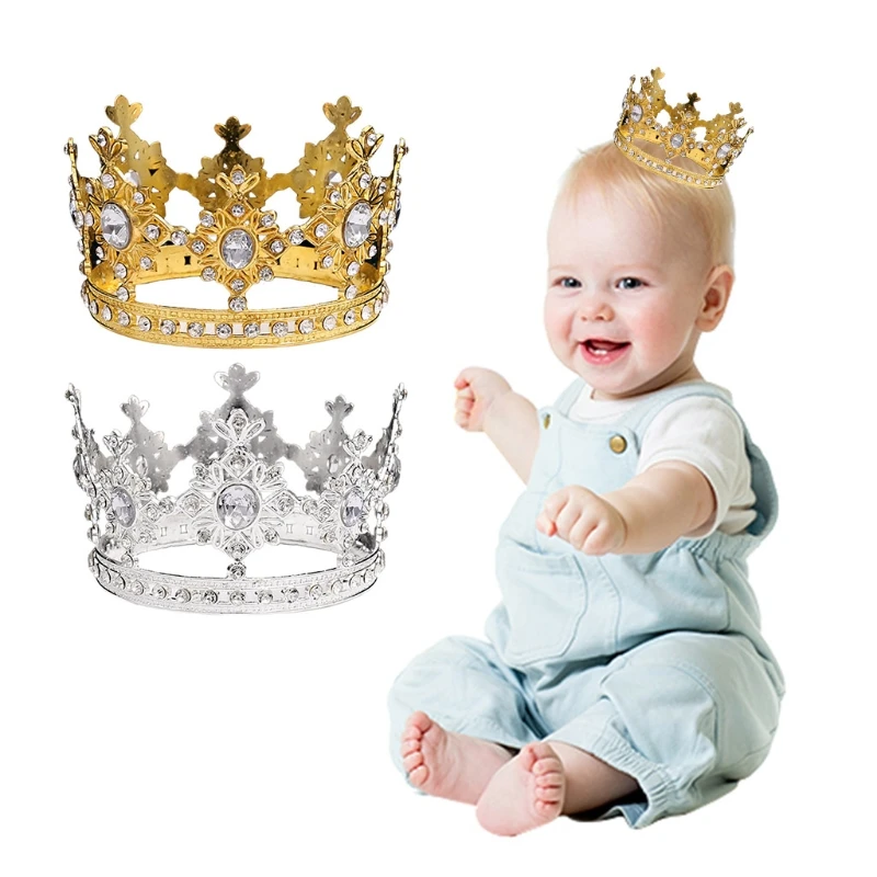 

Baby Crystal for rhinestone Crown Mini Tiara Wedding Headband Princess Girls Birthday Party Decoration Hair Accessories 40JC