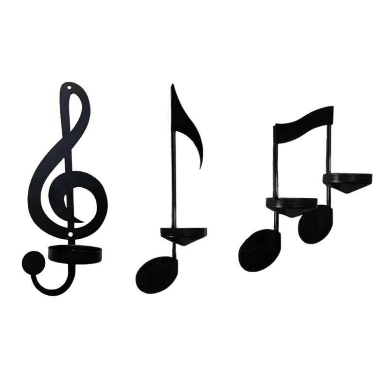 S Wrought Iron  Sconces Wall Art Decoration Music Note Wall Sconce For Home Bathroom Dining Room