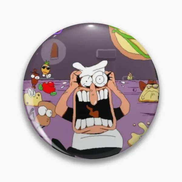 Мягкая Металлическая Булавка для пуговиц в виде пиццы креативный декор булавка