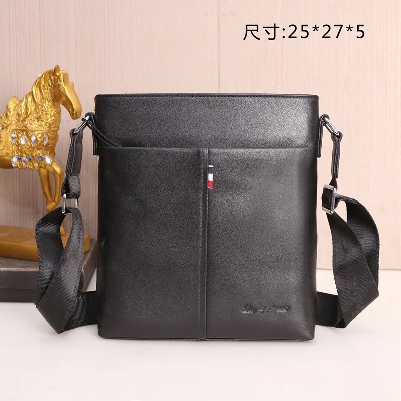 New Leather Man bag single shoulder bag top layer leather fashion man fashion brand high-grade messenger bag casual bag