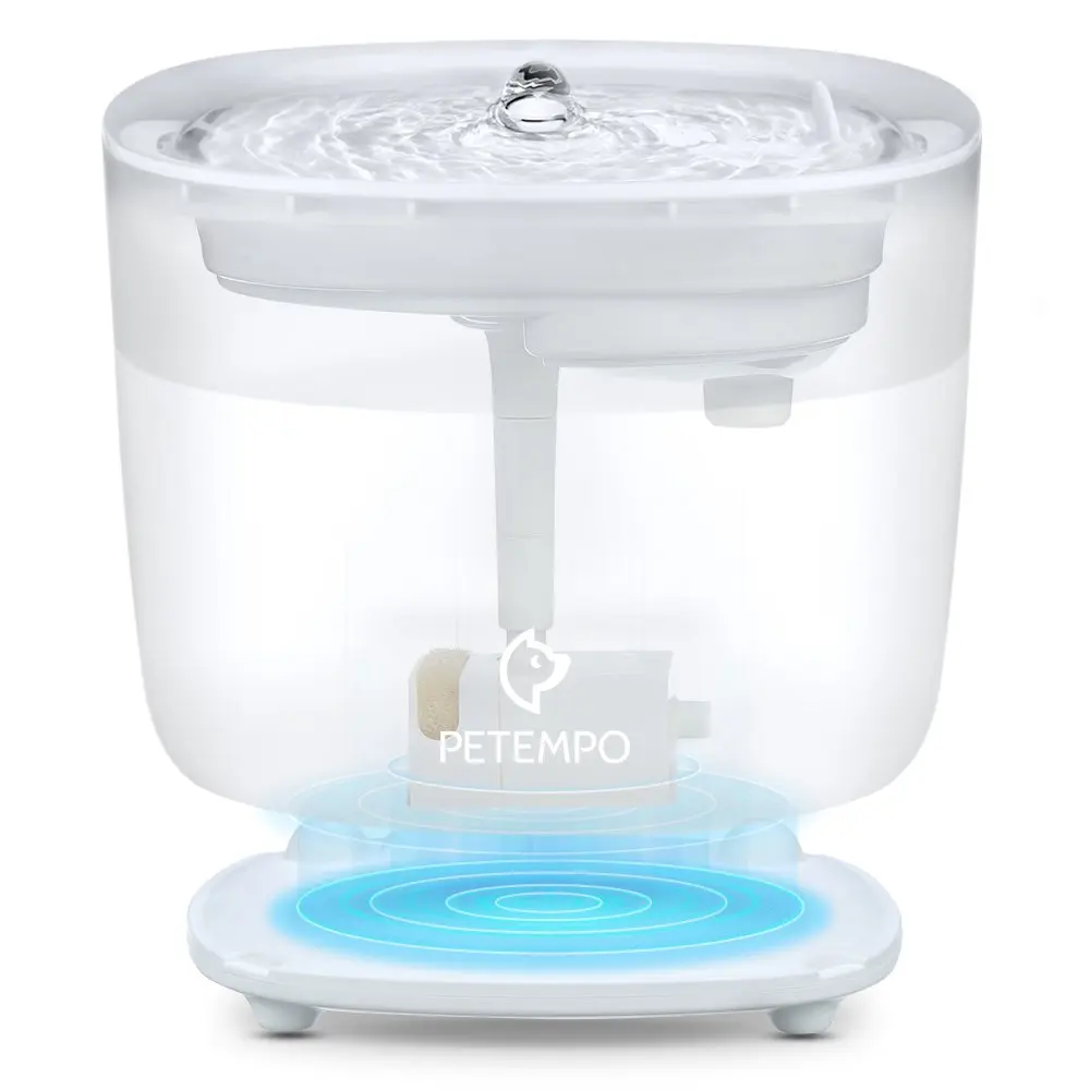 

Water Fountain, with Wireless and 2 Flow Modes, 2L Capacity for Cats and Dogs