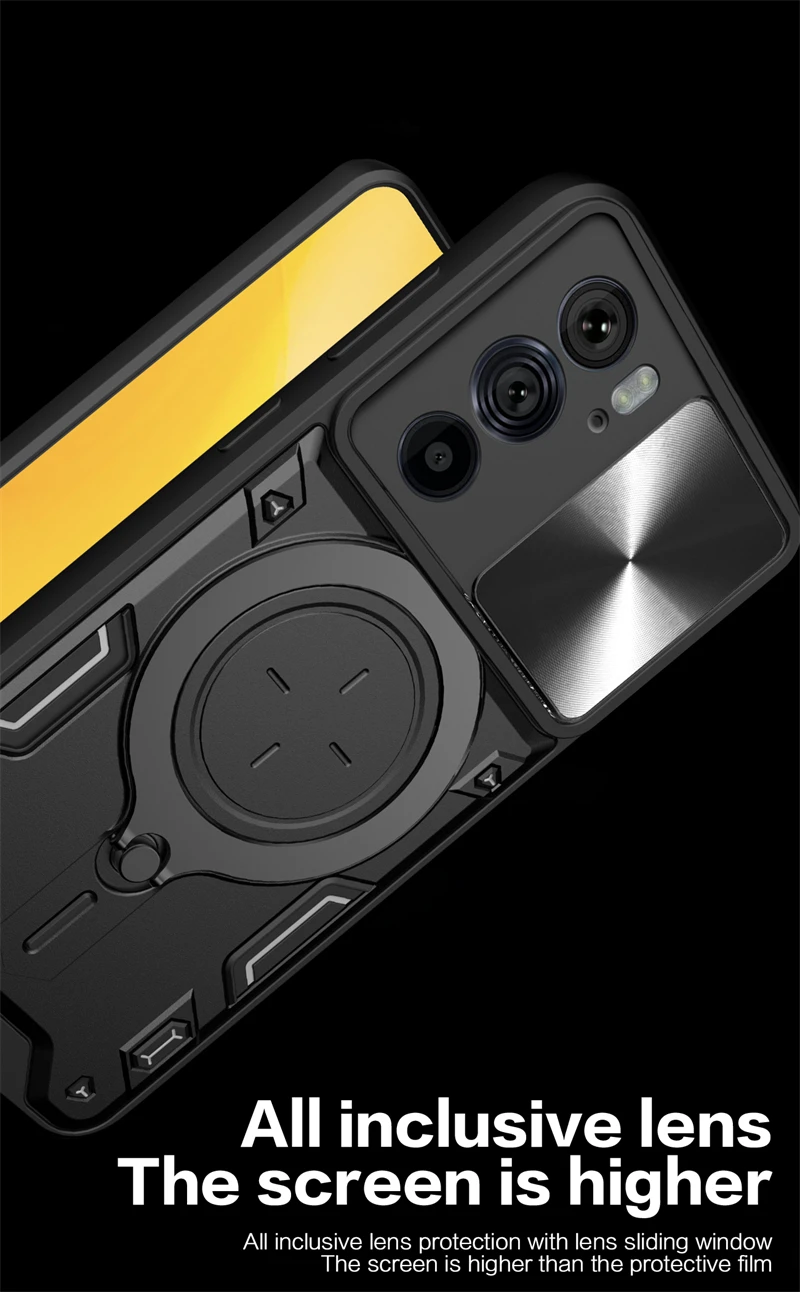 Для Motorola Mote Edge 30 Pro Ultra Lite Neo 30Fusion 5G чехол слайд-камера бронированный для Moto S30