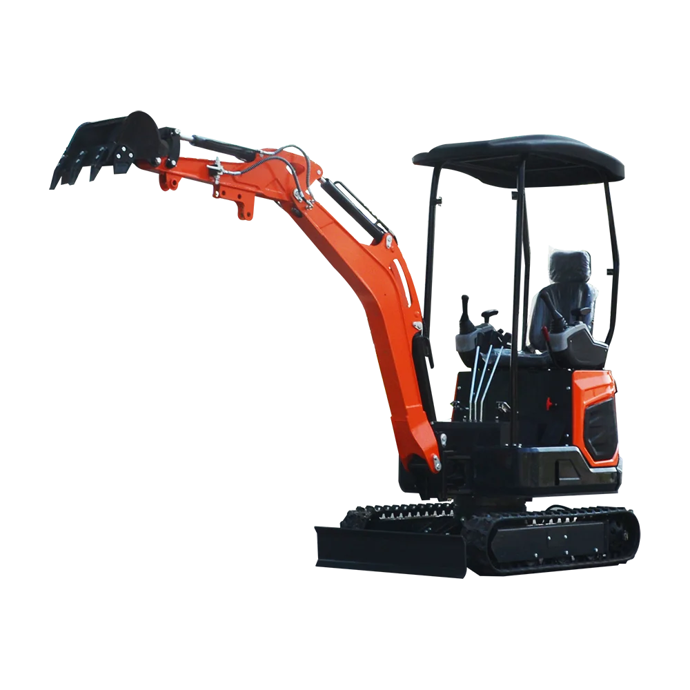Фото Мини-экскаватор 18U с сертификатом CE, 1500 кг, малый гусеничный экскаватор, гидравлическое мини-оборудование для копки, для ландшафтных работ в садах. №2