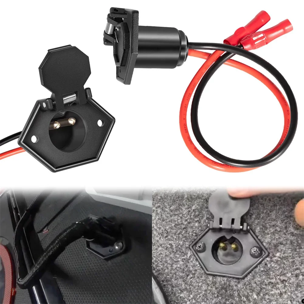 Штепсельная розетка с 2 зубцами