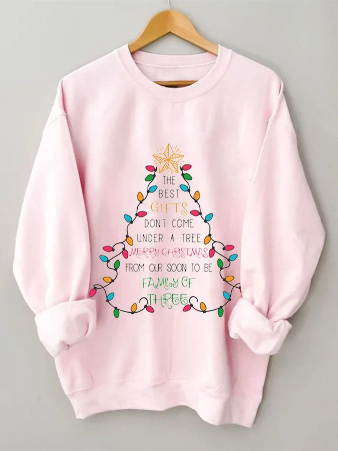 

Women's Merry Christmas Print Casual Sweatshirt