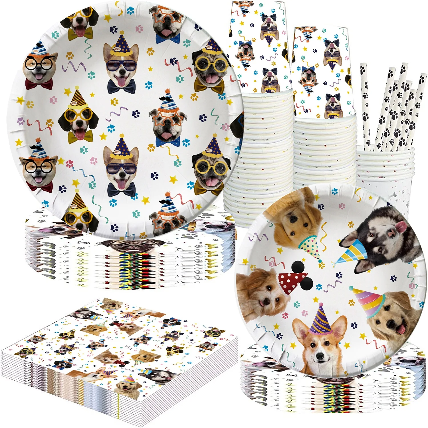 Детский набор аксессуаров для вечеринки в честь рождения щенка собаки |