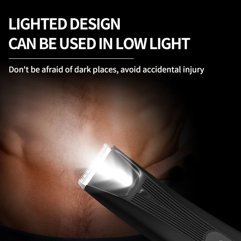 Электрическая интимная бритва для ухода за телом мужчин интимный триммер волос в