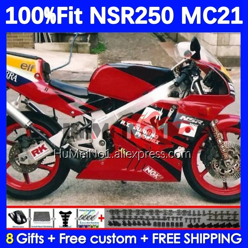 

Injection For HONDA NSR250R MC21 PGM3 1990 1991 1992 1993 132No.78 NSR250 NSR 250 R RR NSR 250R 90 91 92 93 Fairing red black