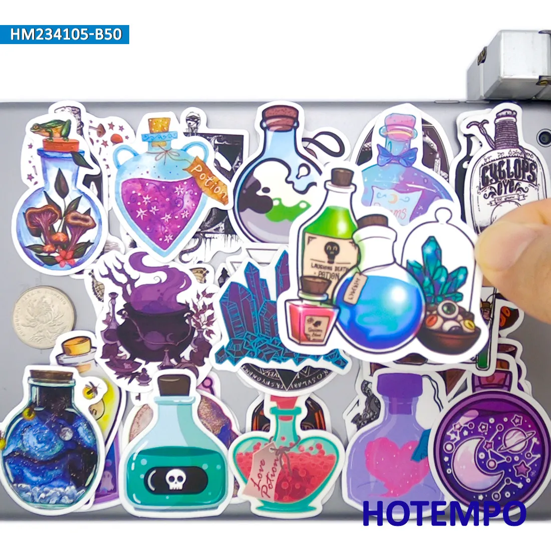 Наклейки на зелья ведьмы-фармацевта Волшебное волшебное пивоварение Ретро