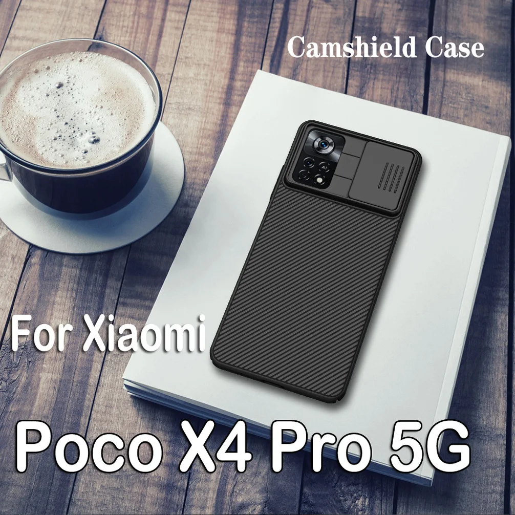 

For Xiaomi Poco X4 Pro 5G Case NILLKIN CamShield Camera Protection Case With Slide Cover For Xiaomi Poco X4 Pro 5G Cover
