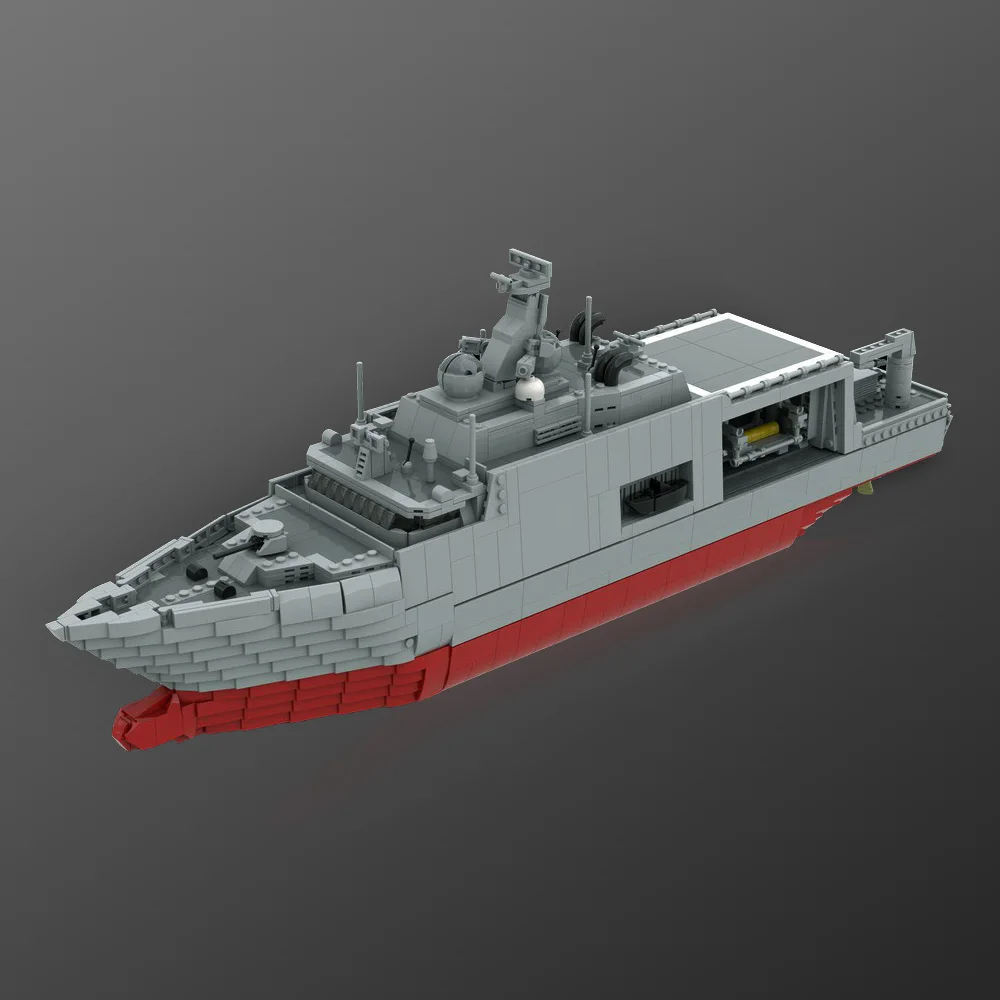 MOC Голландская военно-морская модель строительные блоки классная шахтная зона