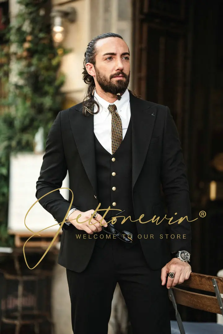 Мужские костюмы облегающие свадебные смокинги с зубчатыми лацканами комплекты