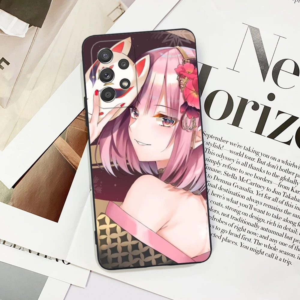 Чехол для мобильного телефона с аниме Мори каллиопом Samsung Galaxy Note 20 10 Plus