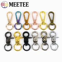 1020pcs meetee metal buckle lobster clasp swivel trigger clip snap hook bag strap belt leather craft diy hardware accessories