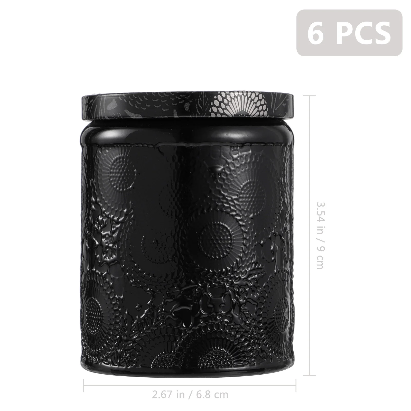 

6 шт., стеклянные банки для ароматерапии