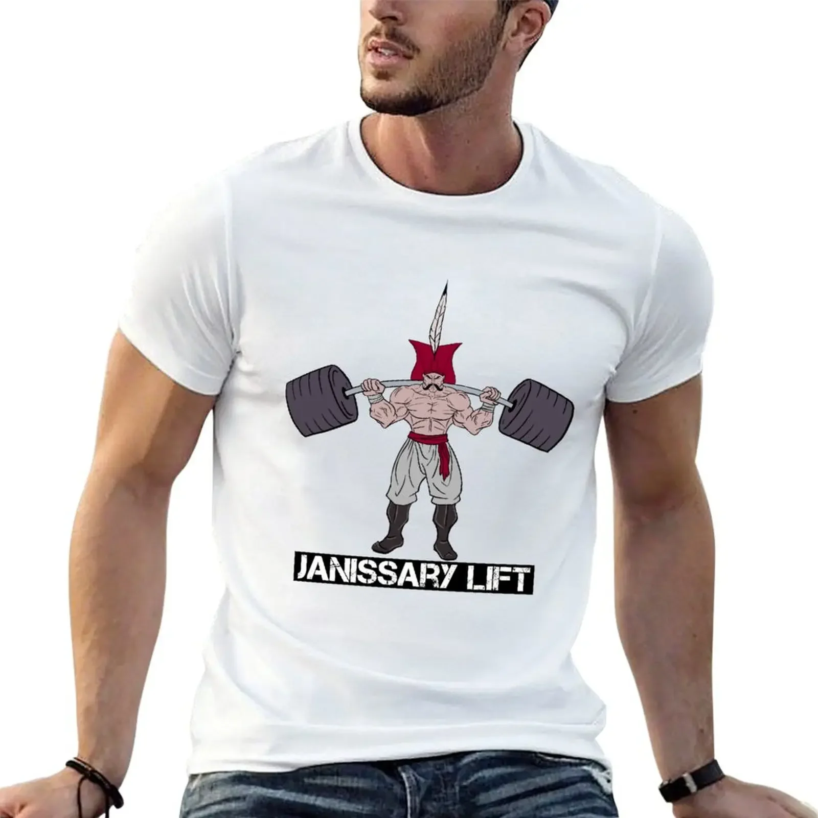 Футболка Janissary Lift лето 2025 года бутик одежды на день Святого Валентина мужские