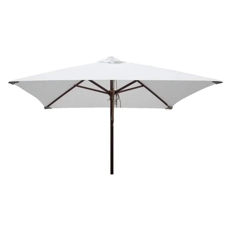 

Classic Wood 6.5' Square Patio Umbrella, Natural