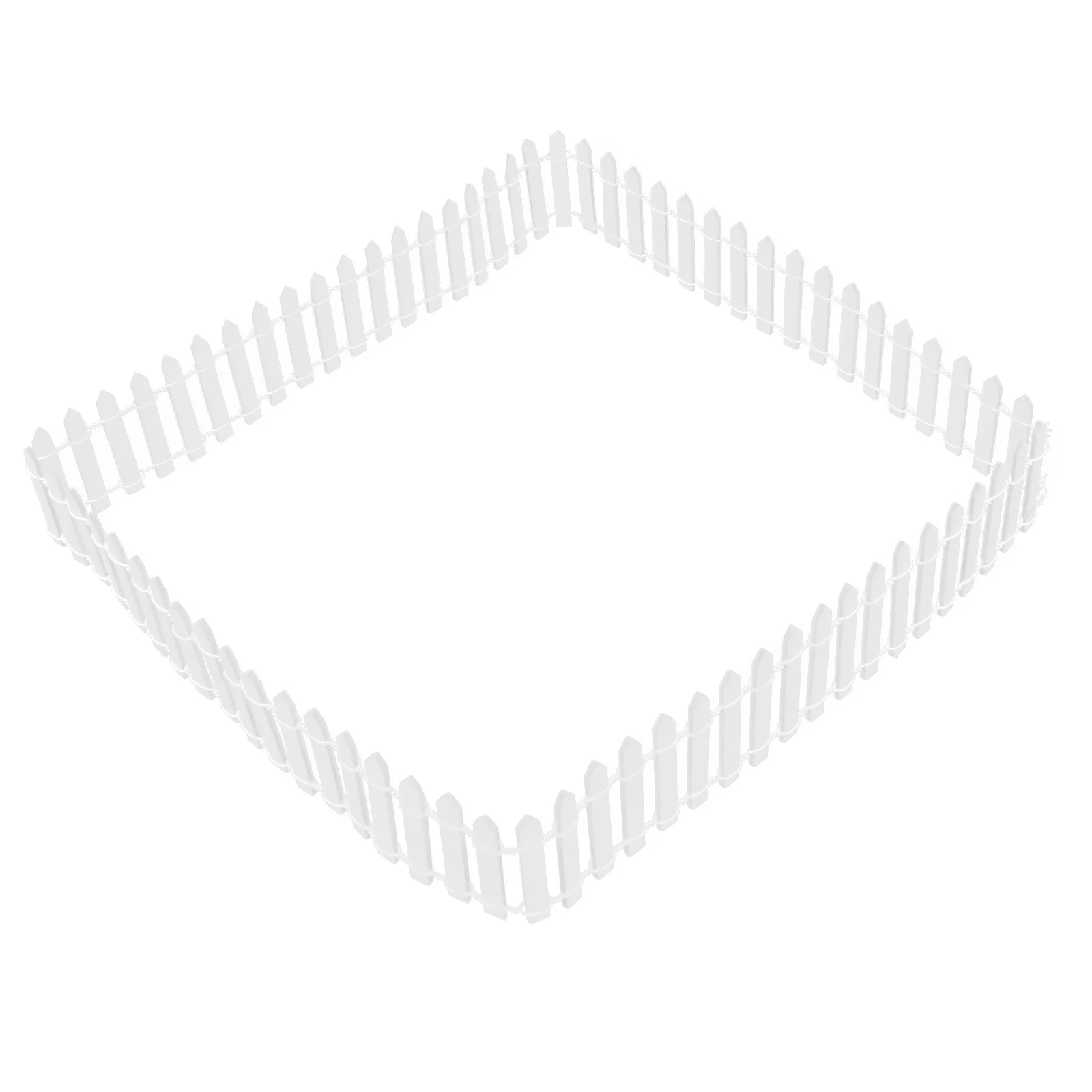 

Decorations Flower Pot Small Mini Fence Mini Miniature Garden Sand Table Model Wooden Decorative Fences