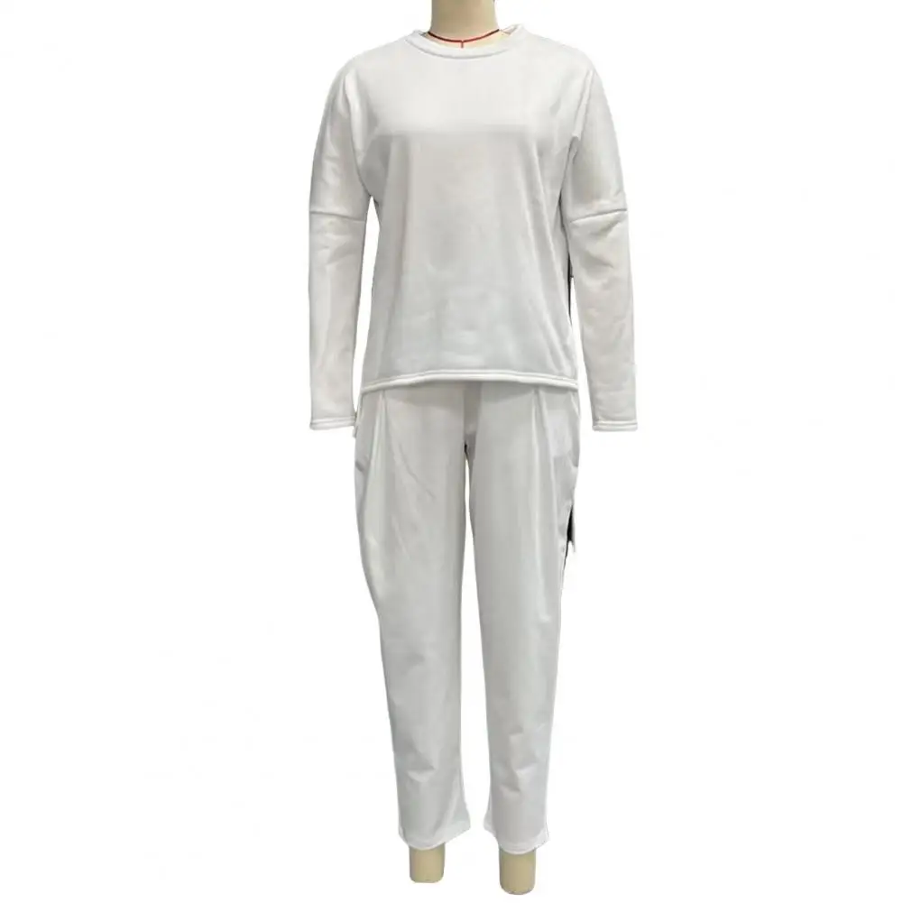 Прочный женский наряд Женский однотонный Свитшот неправильной формы с