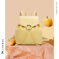 backpack luxury pu leather for womens girls fashion bags soft leather womens bags summer 2022
