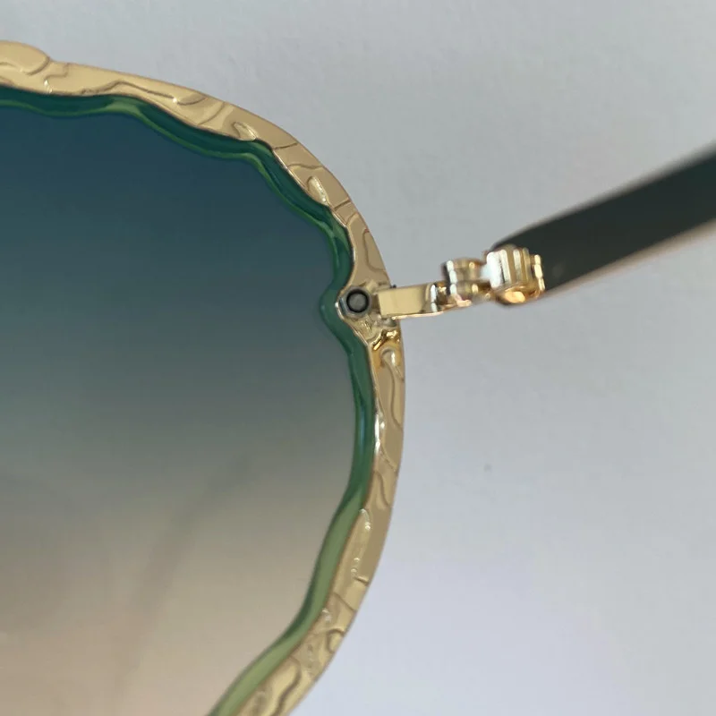 Модные солнцезащитные очки с двойным лучом взрослые защитой от УФ-лучей оправой