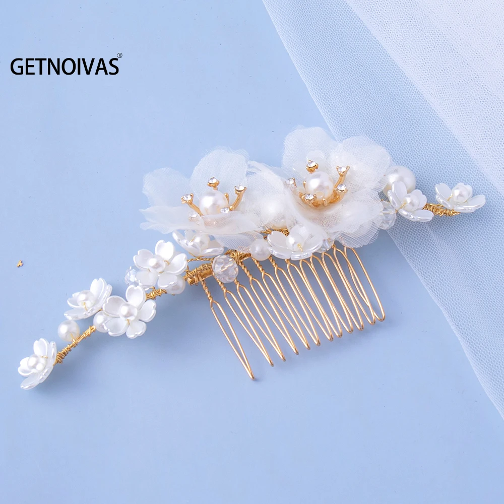 

Элегантные свадебные гребни для невесты, жемчужные женские заколки для волос, свадебный головной убор, повязка на голову, бижутерия для волос, аксессуары, головной убор SL