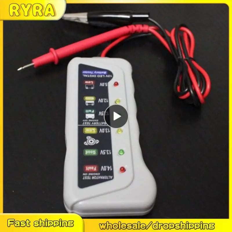 

Детектор аккумулятора, универсальный портативный детектор напряжения, 6 в/12 В