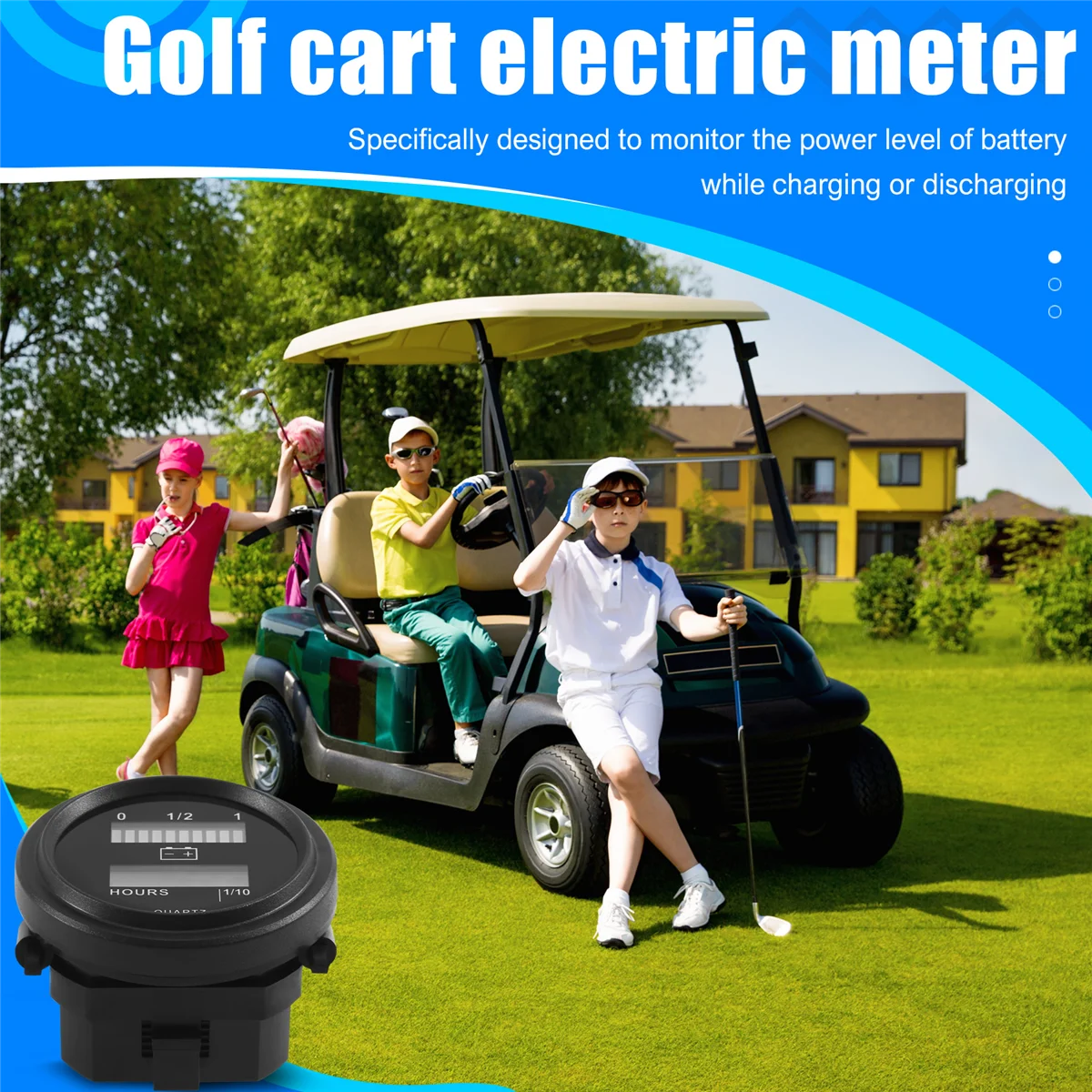 12 В/24 В/36 В/48 В/72 В светодиодный цифровой индикатор заряда состояния батареи с