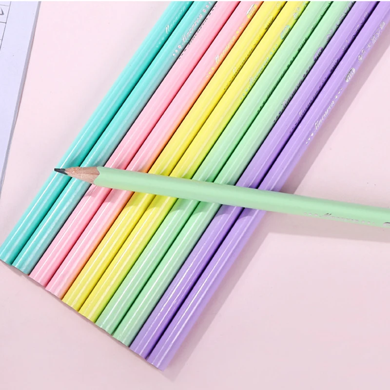 Wood Pencil Professional Sketch Graphite Pencil For School Supplies Kids