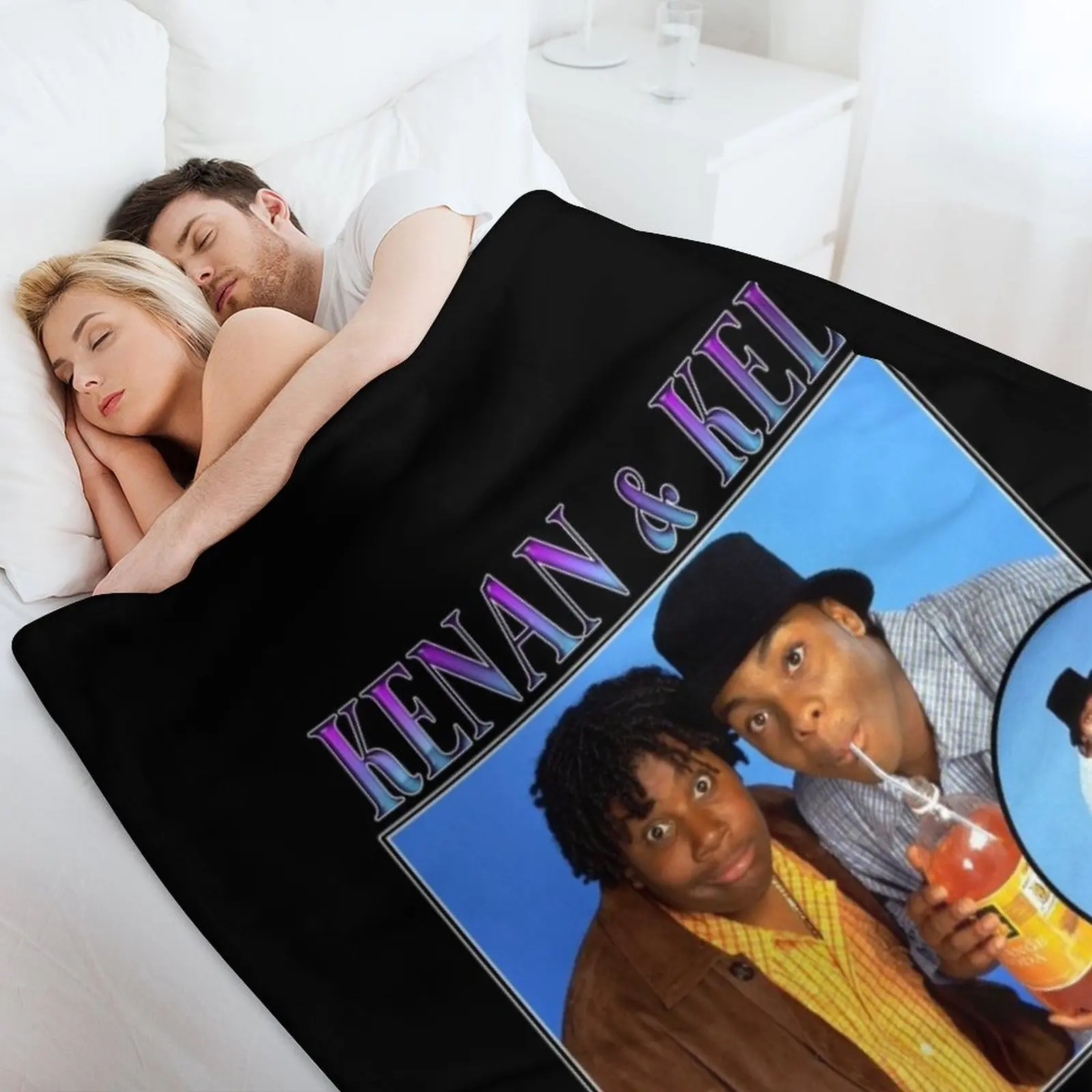 Kenan &amp Kel винтажная футболка с коллажем одеяло винтажное тяжелое забавное