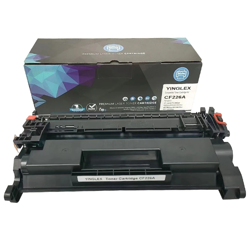 

YINGLEX CF226A 26A 226A Black Toner Cartridge Replacement For HP LaserJet Pro M402n M402d M402dn M402dw MFP M426dw M426 Printer