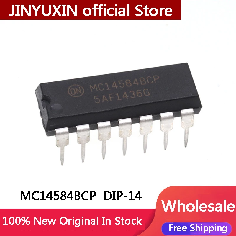 10 шт. новый оригинальный импортный mc14584p10 MC14584 DIP-14 инверторный триггер Schmitt IC чип со склада оптовая продажа
