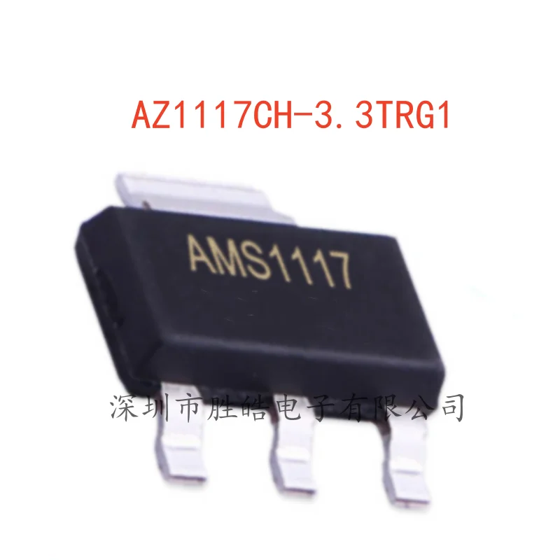 

(10PCS) NEW AZ1117CH-3.3TRG1 Power Supply Step-Down LINEAR Voltage Regulator SOT-223 AZ1117CH-3.3TRG1 Integrated Circuit