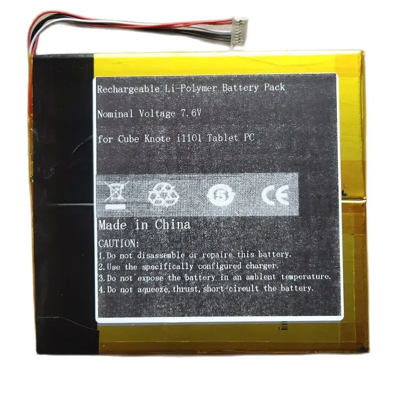 Knote i1101 Battery for Cube Tablet PC ALLDOCUBE Kubi New Li-Po Rechargeable Accumulator Pack 7.6V | Электроника