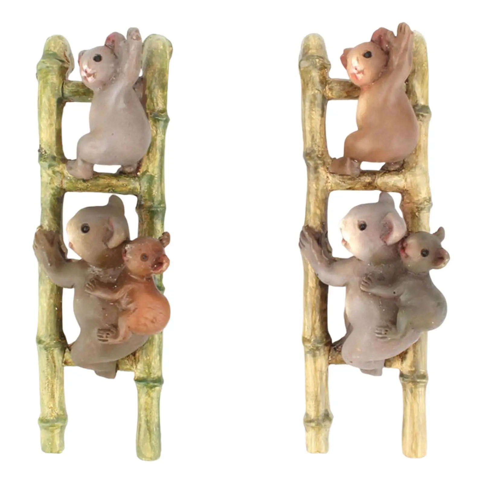 

Resin Fairy Garden Ornament Art Crafts Statue Animal Model Gifts DIY Plant Pot Decoration for Balcony Household Micro Landscape