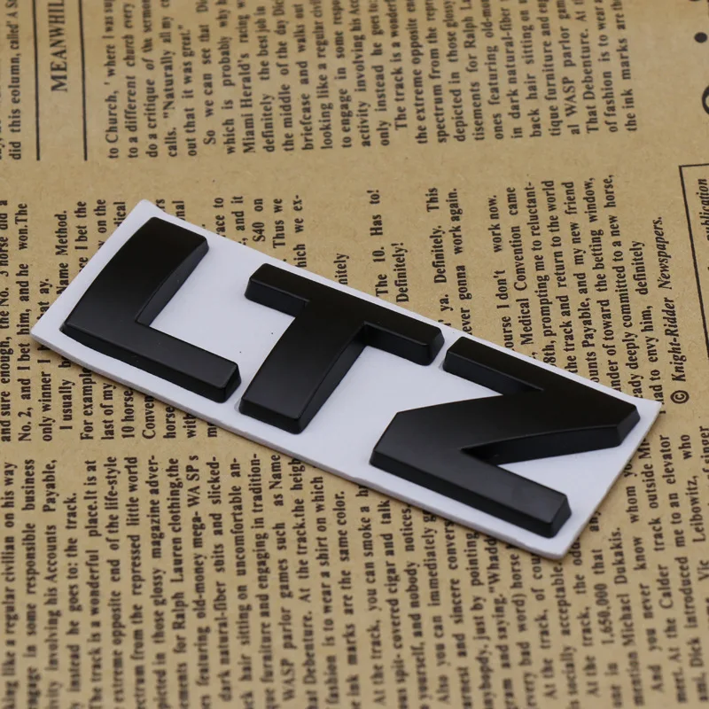 3D Car Sticker LTZ Logo Emblem Badge Decals for Chevrolet Silverado Cruze Lacetti Captiva Epica Spark Aveo Orlando Malibu Sail |