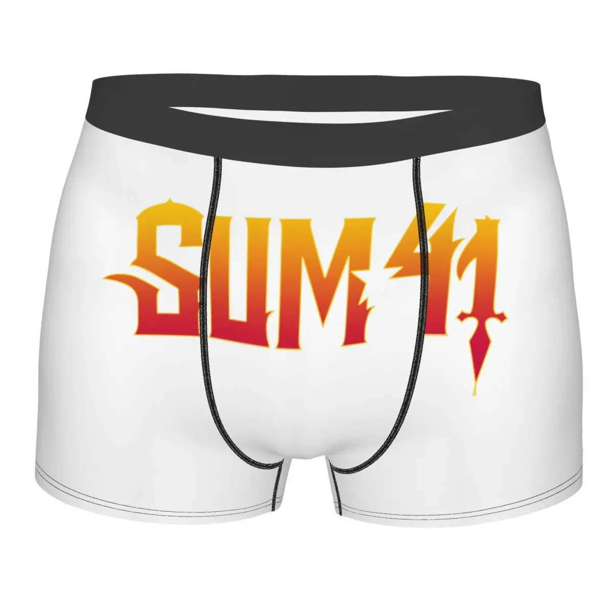 Пользовательские Sum 41 нижнее белье в стиле рок-ролл мужские эластичные