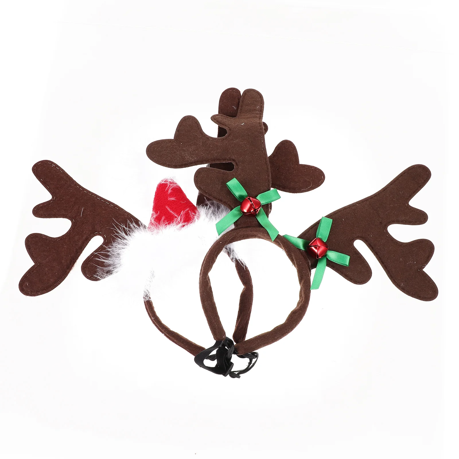 

Dog Headband Christmas Reindeer Hat Hair Pet Puppy Hoop Cat Deer Cosplay Costume Antlerssanta Antlerear Dress Plush Holiday