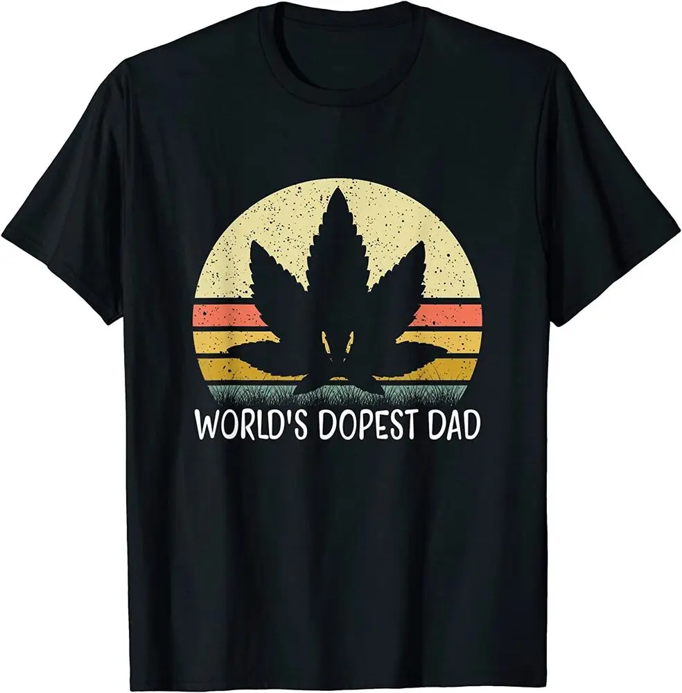 

Worlds Dopest Dad Funny Leaf 420 T-Shirt 100% Cotton O-Neck Summer Short Sleeve Casual Mens T-shirt Size S-3XL
