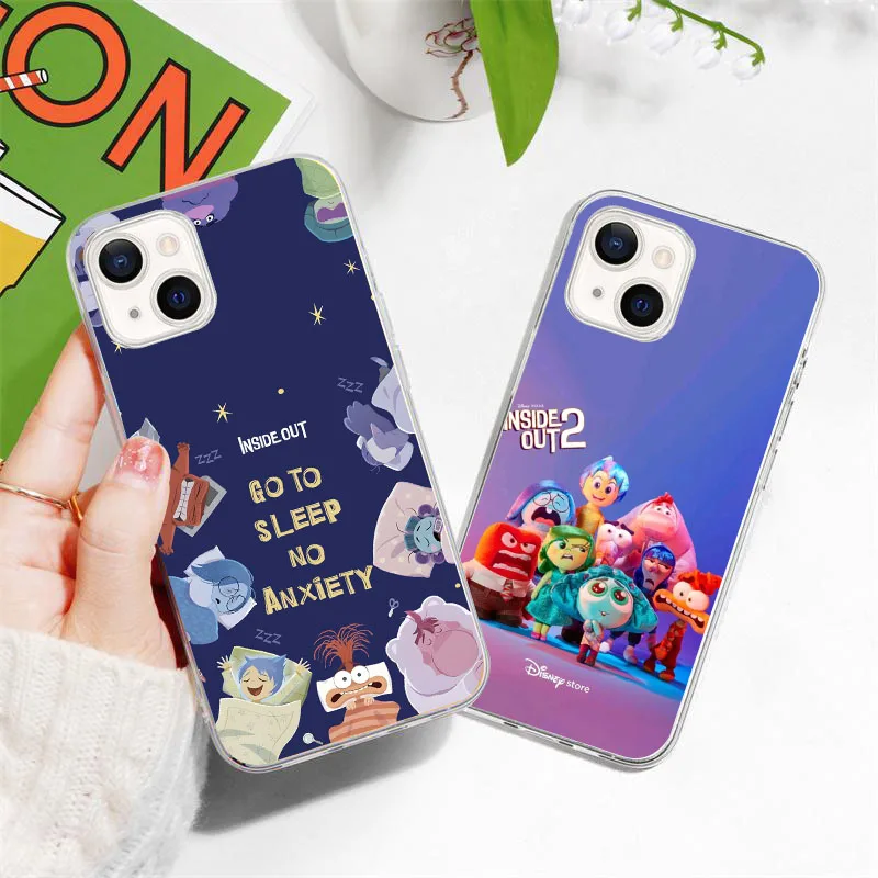 Мягкий чехол для Moto G52 G42 G32 G23 G22 G14 G84 E32 G62 G04 G24 G72 G71 G73 G34 G20 SD-37 Cartoon I-Inside Out 2