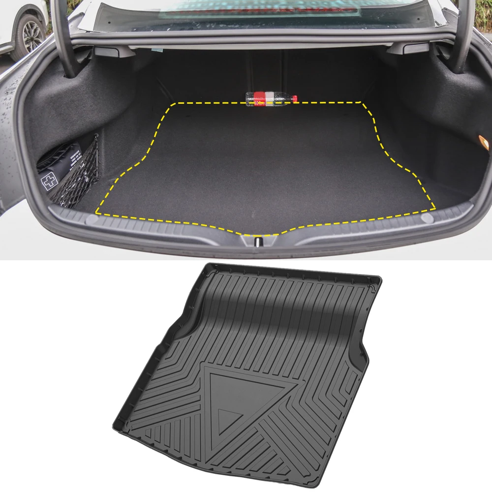 

For Mercedes-Benz C-Class Sedan W205 2015-2020 Auto Car Cargo Liner All-Weather Non-slip Trunk Mats Boot Tray Carpet Accessories