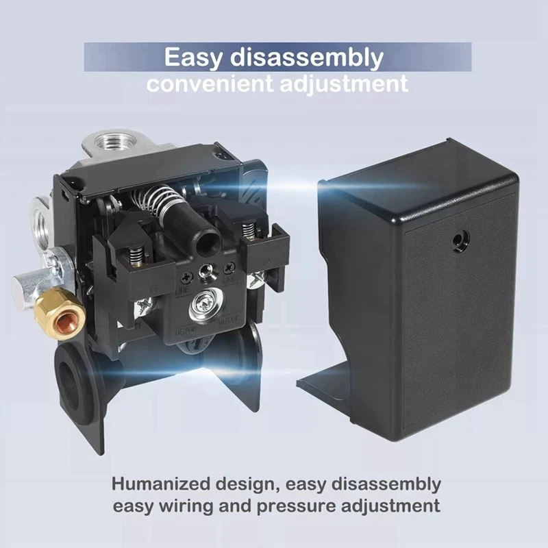 Реле давления 23474570 с/разгрузкой и рычагом включения/выключения для компрессора