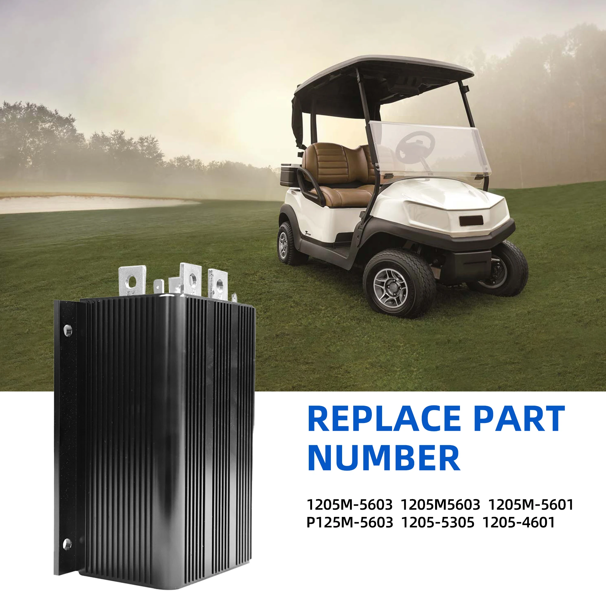 Контроллер постоянного тока 36 В 500 А для тележки гольфа Curtis EZGO Marathon 1989-1995 1205M-5603